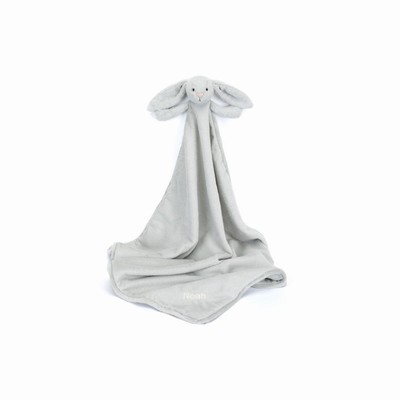 Jellycat Bashful Silver Bunny Blankets USA | 34256UVKC